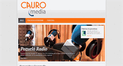 Desktop Screenshot of cauromedia.com