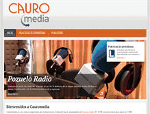 Tablet Screenshot of cauromedia.com